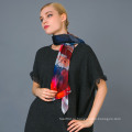 100% Stripe Silk Digital Print Ручной шарф